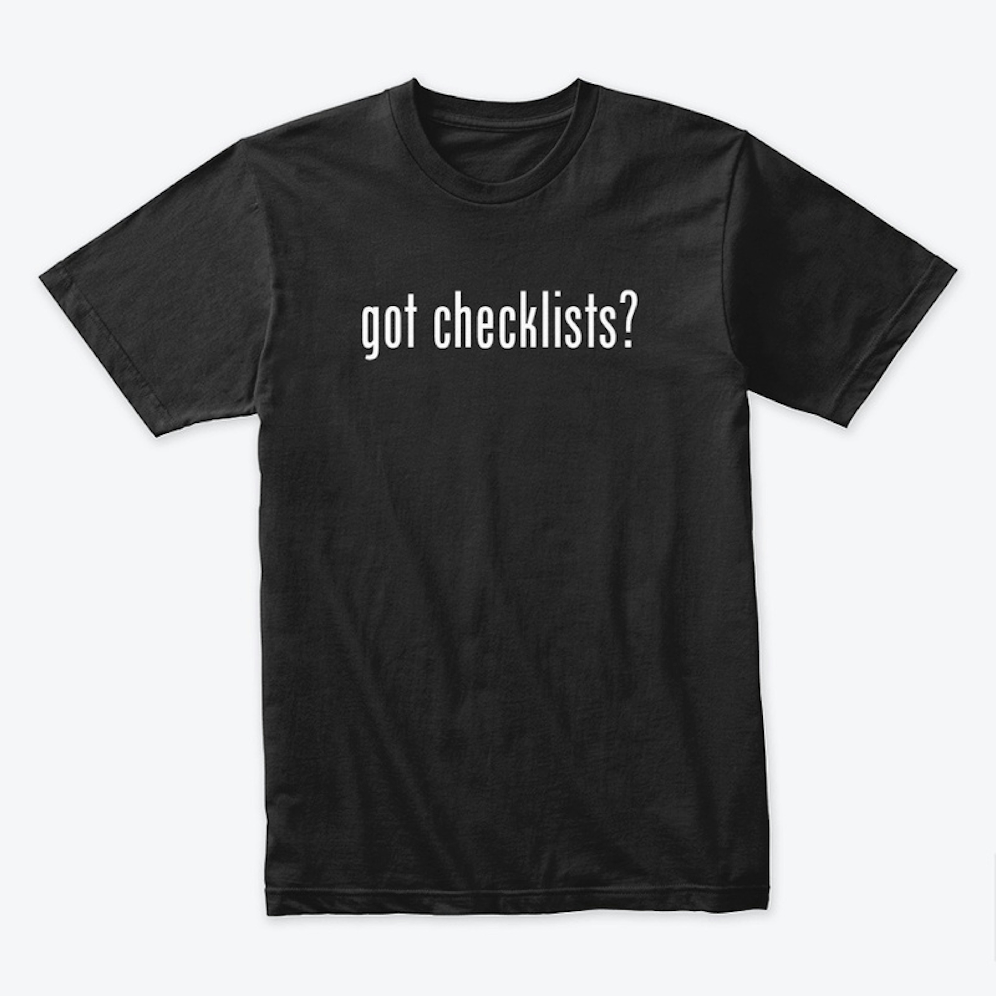 got checklists?  